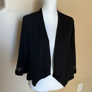 Forever 21 sheer light jacket with embellished sleeves